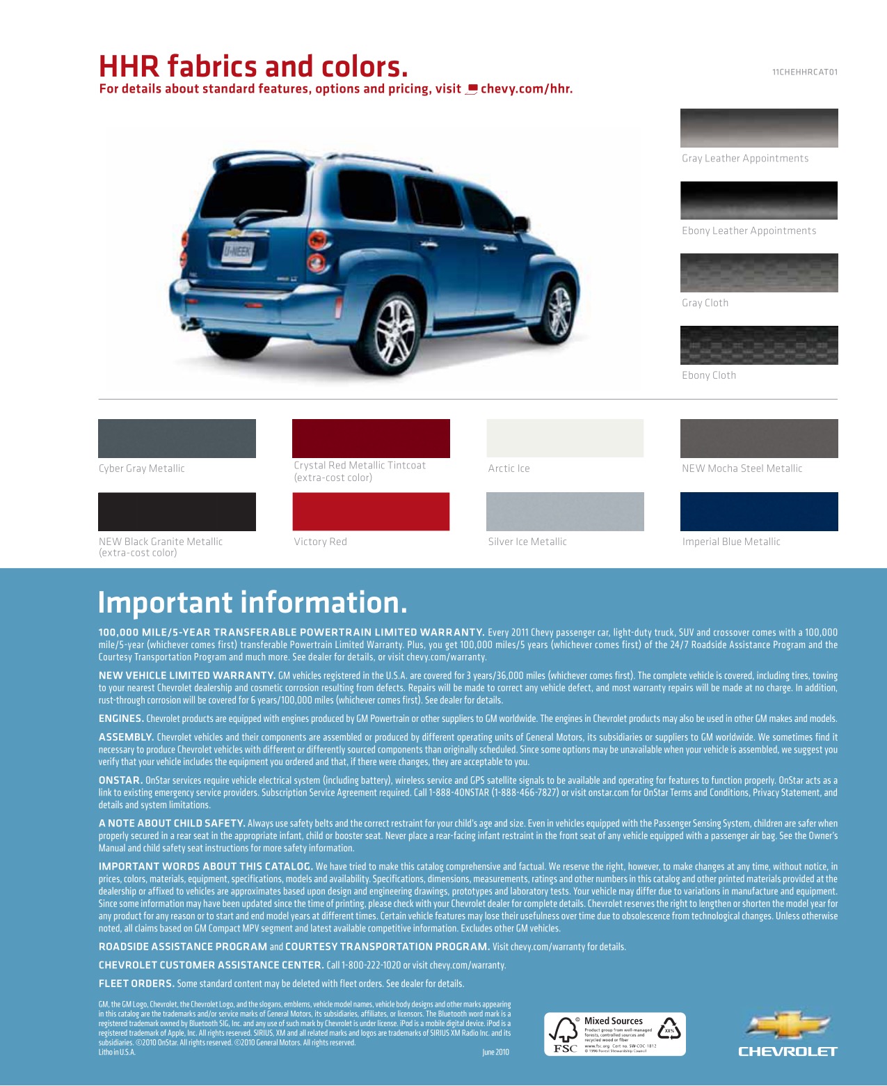 2011 Chevrolet HHR Brochure